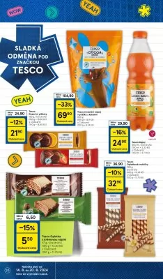 akční leták Tesco 14.8.2024-20.8.2024