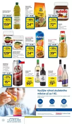 akční leták Tesco 14.8.2024-20.8.2024