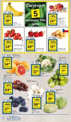 akční leták Tesco 14.8.2024-20.8.2024