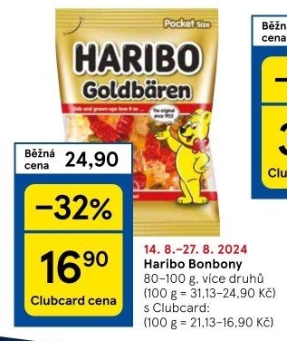 Bonbony želé Haribo