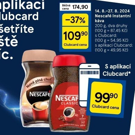 Instantní kávy Nescafé