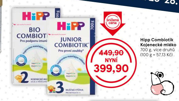 Kojenecká výživa Combiotik Hipp