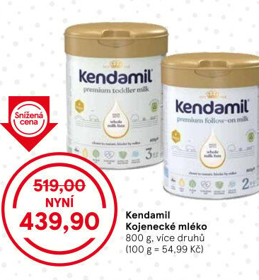 Kojenecká výživa Kendamil