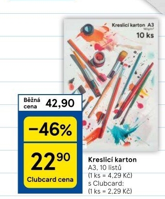 Kreslicí karton A3