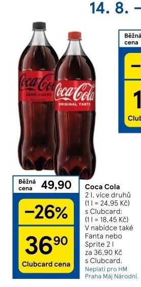 Limonáda Coca Cola