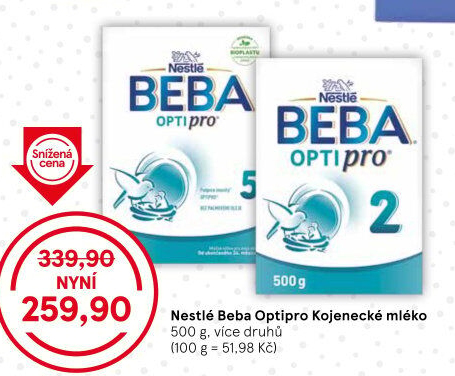 Mléčná výživa Beba Optipro Nestlé