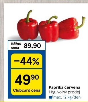 Paprika červená