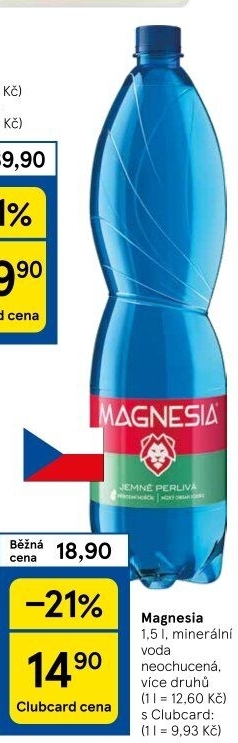 Přírodní voda Magnesia