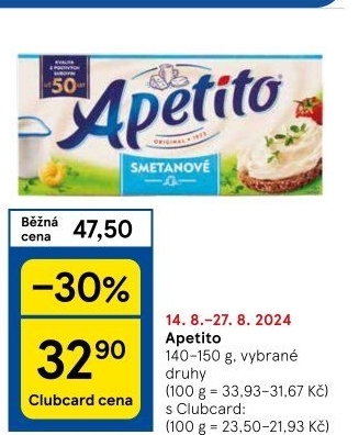 Sýr tavený Apetito