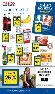 akční leták Tesco 14.8.2024-20.8.2024