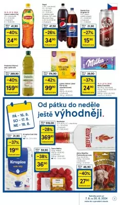 akční leták Tesco 14.8.2024-20.8.2024