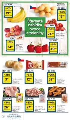 akční leták Tesco 14.8.2024-20.8.2024