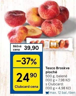Broskve Paraquayo Tesco
