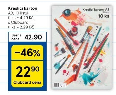 Kreslicí karton A3