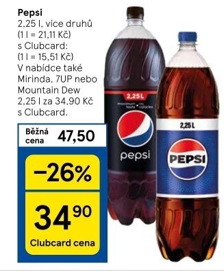 Limonáda Pepsi