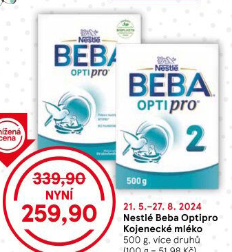 Mléčná výživa Beba Optipro Nestlé
