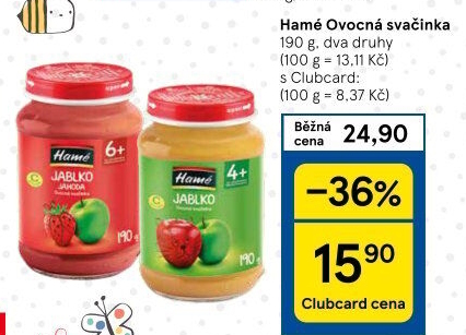 Přesnídávka ovocná Hamé