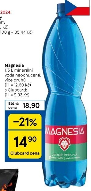 Přírodní voda Magnesia