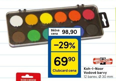 Vodové barvy KOH-I-NOOR