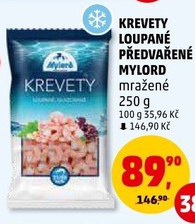 Krevety předvařené mražené Mylord