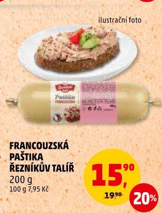 Paštika francouzská Řezníkův talíř