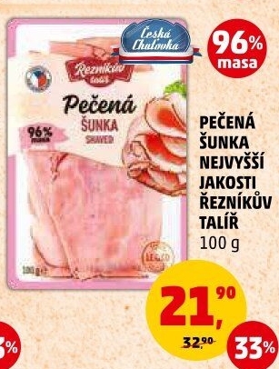 Šunka pečená nejvyšší jakosti Řezníkův talíř