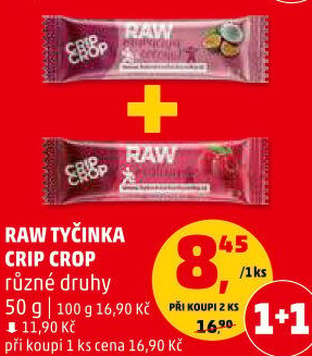 Tyčinka Raw Crip Crop