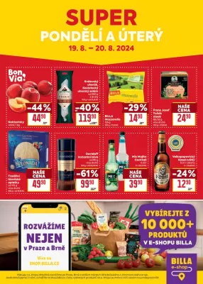 akční leták BILLA 14.8.2024-20.8.2024