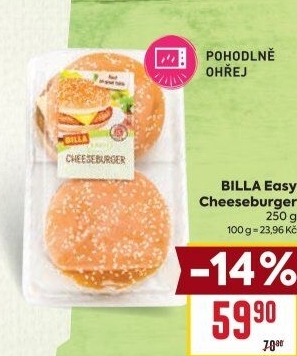 Cheeseburger Easy Billa