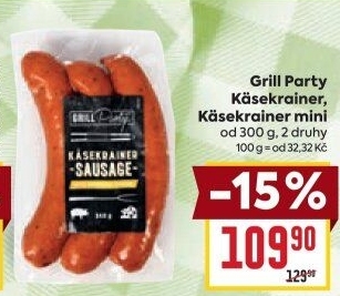 Käsekrainer Grill Party