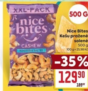 Kešu pražené Nice Bites