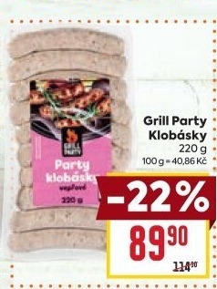 Klobásky Grill Party