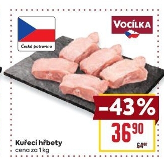 Kuřecí hřbety na polévku Vocílka