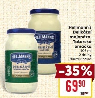 Majonéza delikátní Hellmann'