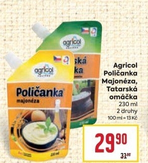 Majonéza Poličanka Agricol