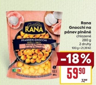 Noky bramborové plněné Giovanni Rana