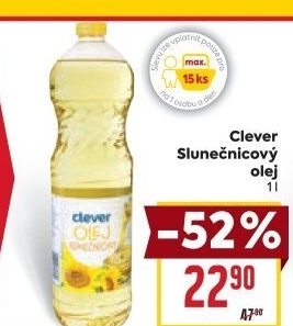 Slunečnicový olej Clever