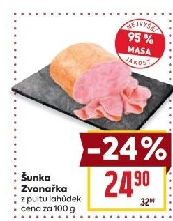 Šunka Zvonařka nejvyšší jakosti