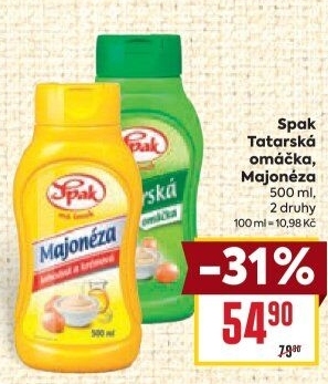 Tatarská omáčka Spak