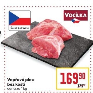 Vepřová plec bez kosti Vocílka