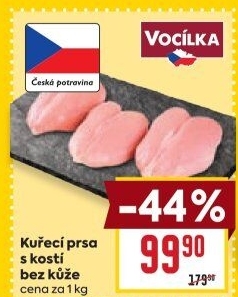 Kuřecí prsa s kostí Vocílka