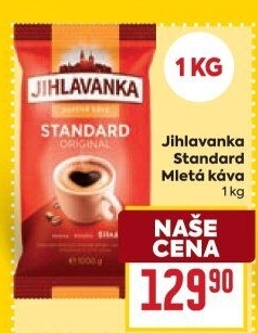 Mletá káva Standard Jihlavanka