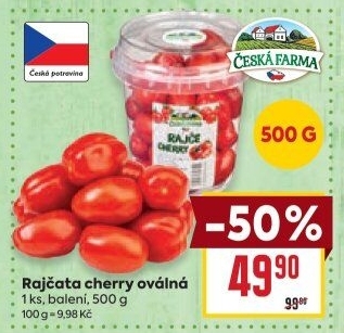 Rajčata cherry Česká farma