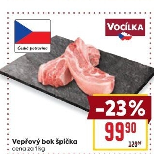 Vepřový bok špička Vocílka