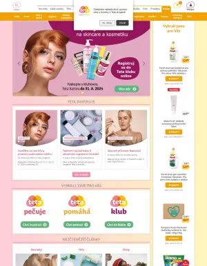 akční leták Teta drogerie 14.8.2024-20.8.2024