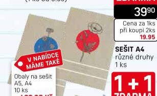 Školní sešit A4
