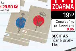 Školní sešit A5
