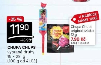 Sladkosti Chupa Chups
