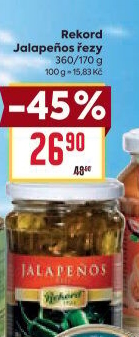 Papričky Jalapenos Rekord
