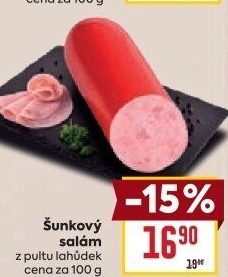 Salám šunkový Kostelecké uzeniny